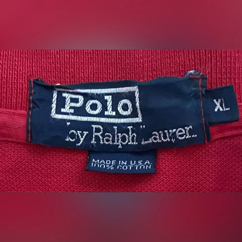 Polo‎ Ralph Lauren Men’s Sz XL Red Iconic Mesh Polo Shirt